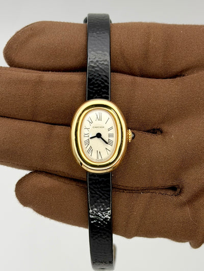 2024 Cartier Baignoire 25mm Yellow Gold WGBA0017