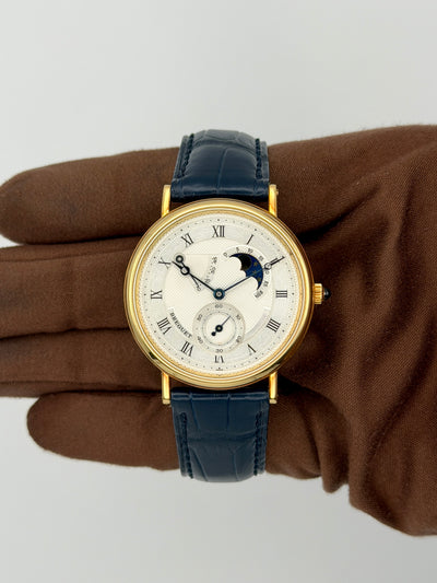 1998 Breguet Classique Power Reserve Moonphase 35mm Yellow Gold 3580BA/12/286