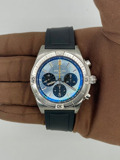 2025 Breitling Chronomat B01 Mother of Pearl Dial 42mm Stainless Steel PB01341A1C1S1