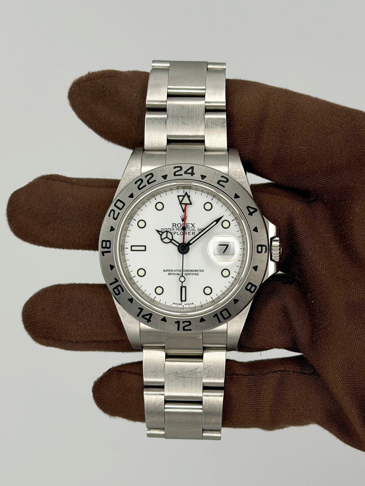 2011 Rolex Explorer II 3186 Movement 40mm Stainless Steel 16570