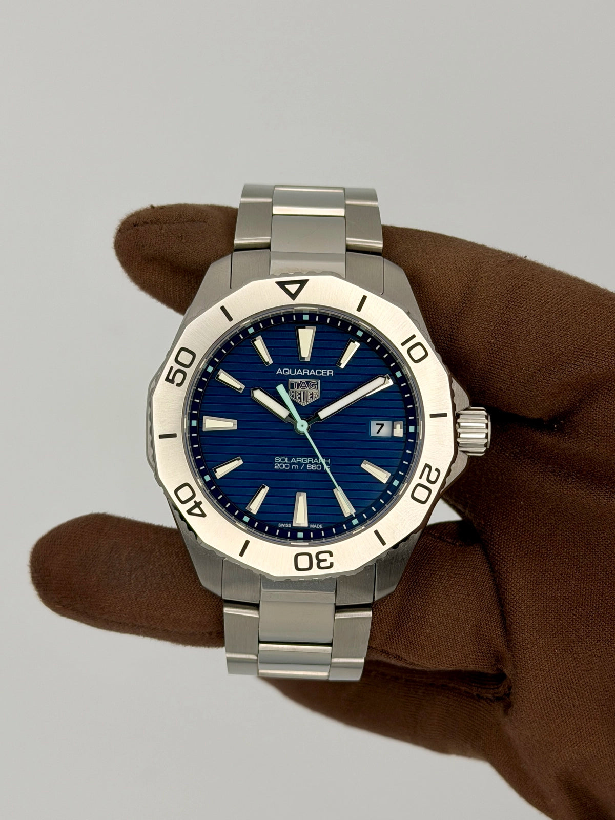 Tag Heuer Aquaracer PROFESSIONAL 200 SOLARGRAPH Quartz 40mm Stainless Steel WBP1113.BA0000
