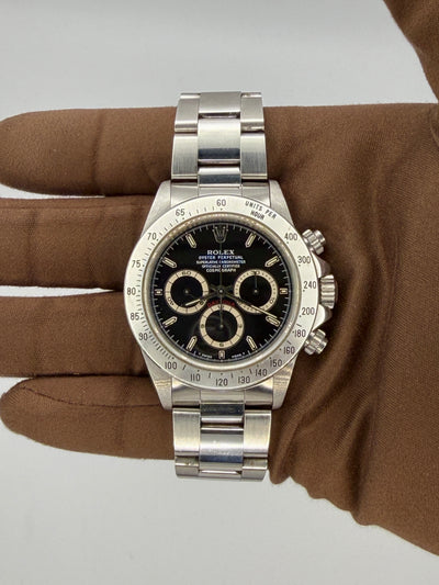 1997 Rolex Daytona Zenith Unpolished Full Set 40mm Stainless Steel 16520