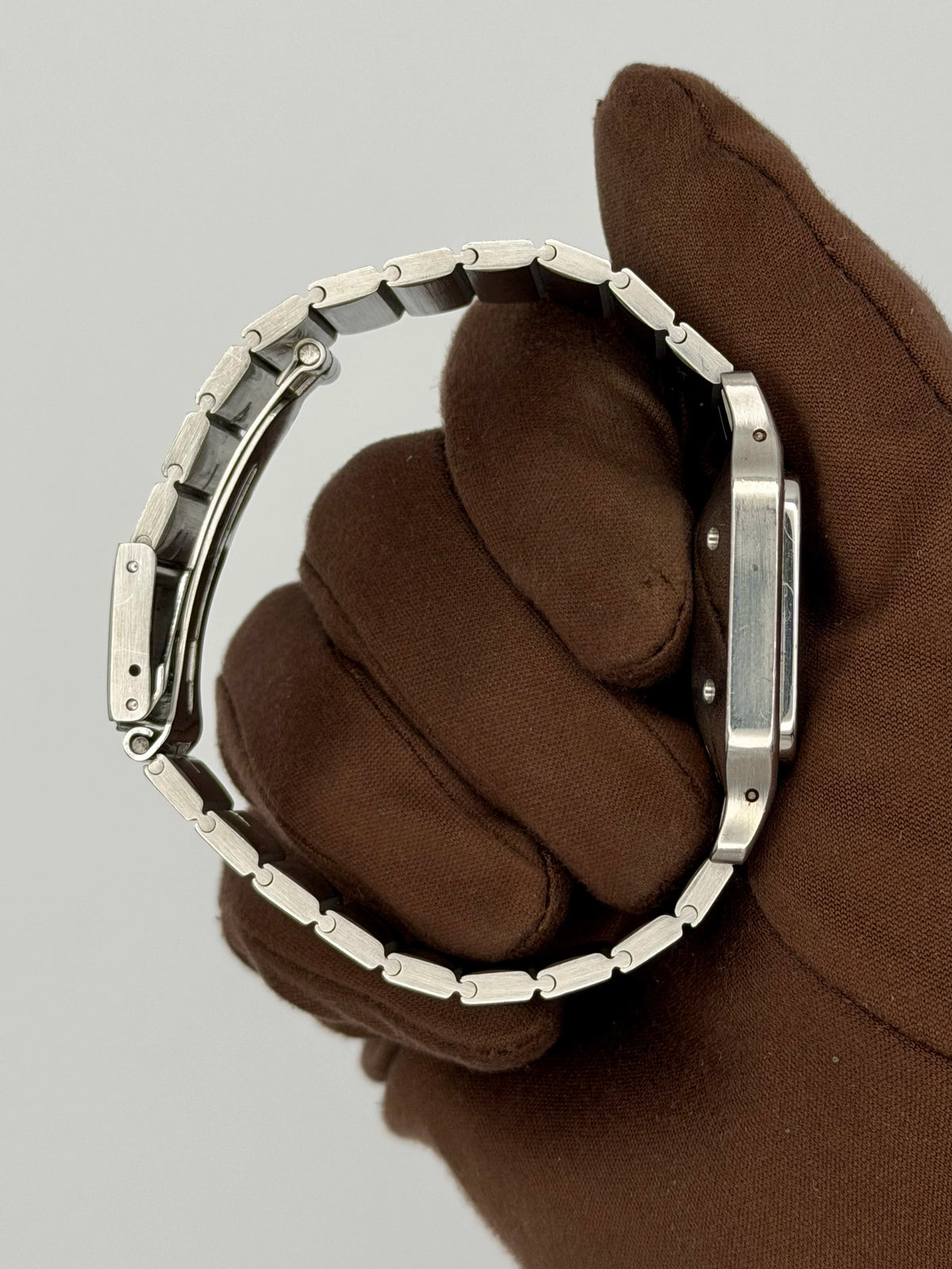1986 Cartier Santos Carree Light Crazing 29mm x 41mm Stainless Steel 2960
