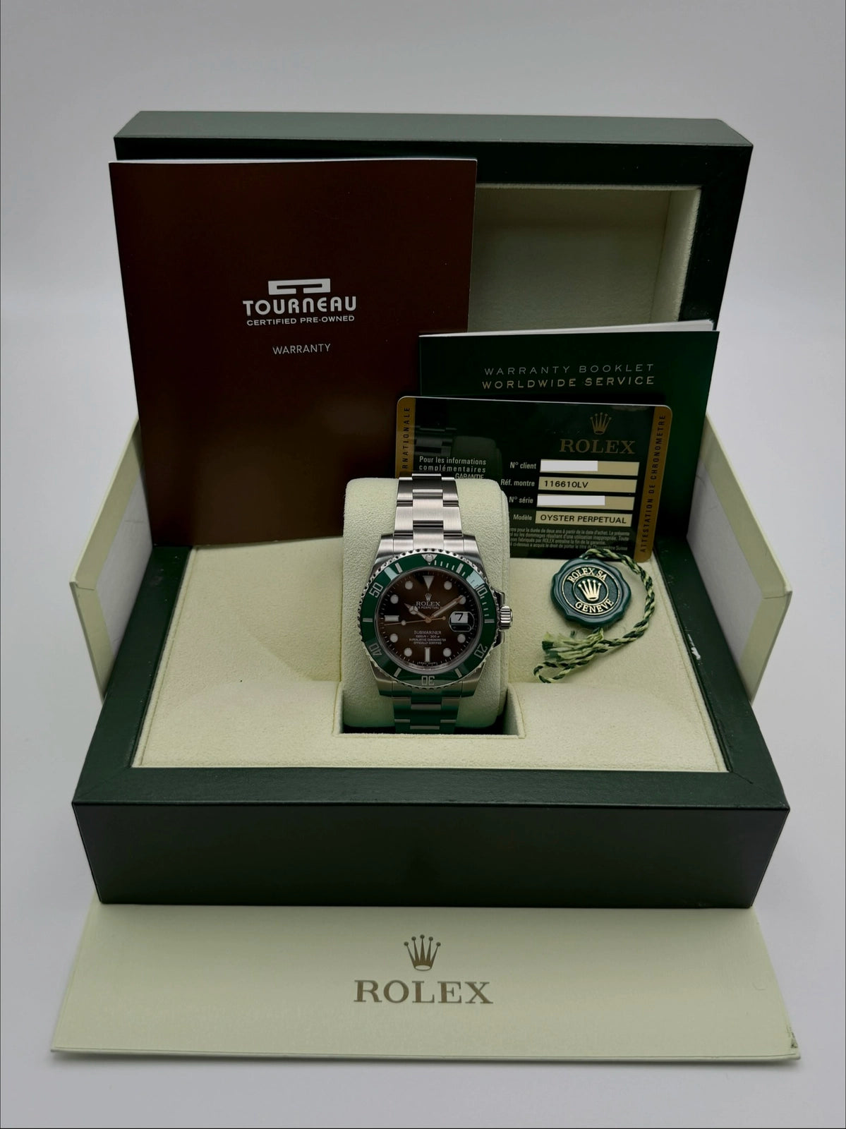 2011 Rolex Submariner Hulk 40mm Stainless Steel 116610LV
