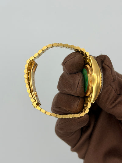 1996 Rolex Datejust Malachite 26mm Yellow Gold 69178