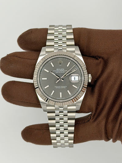 2026 Rolex Datejust 41mm Stainless Steel/White Gold 126334-0014