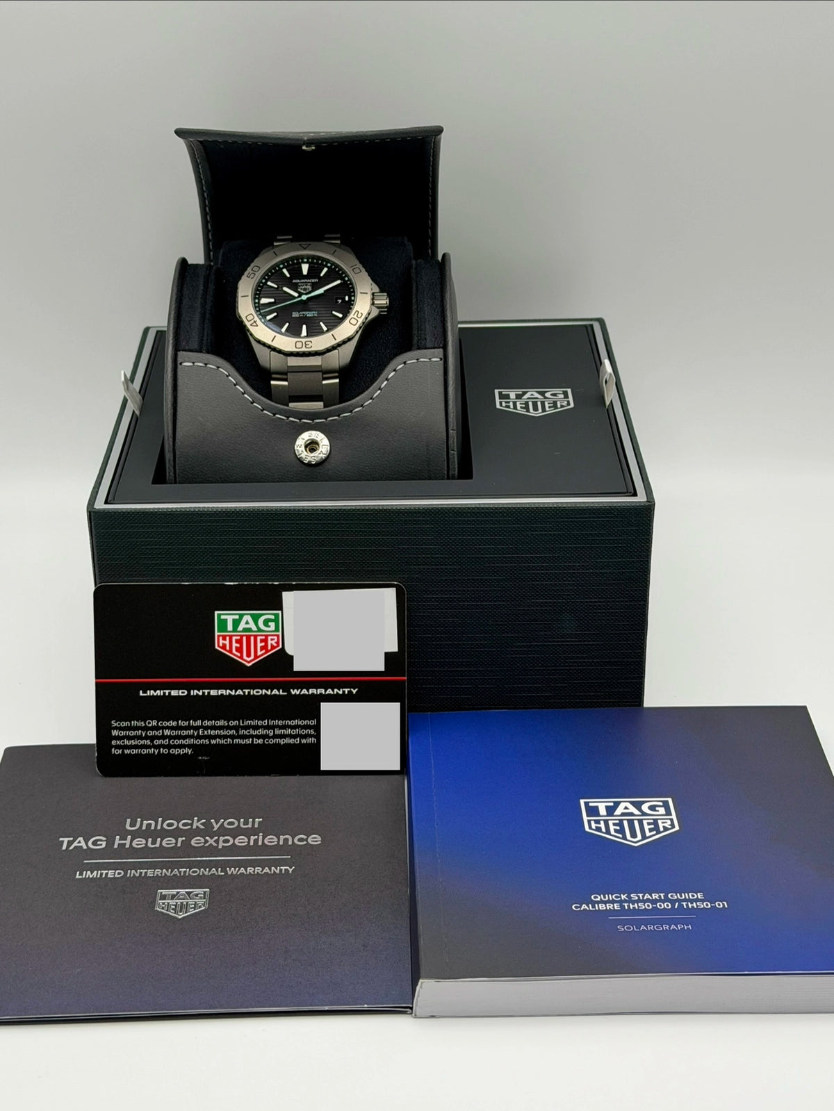 2026 Tag Heuer Aquaracer Professional 200 Solargraph 40mm Titanium WBP1180.BF0000