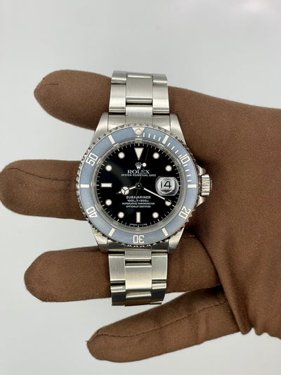 1994 Rolex Submariner Faded "Ghost" Bezel 40mm Stainless Steel 16610