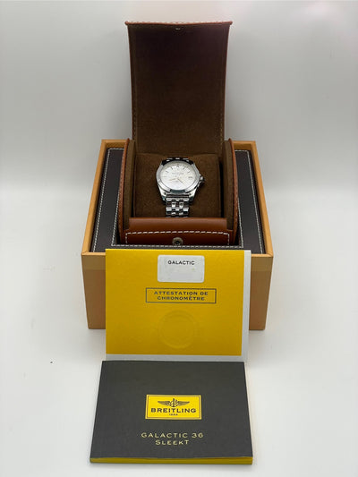 2015 Breitling Galactic SleekT 36mm Stainless Steel W74330