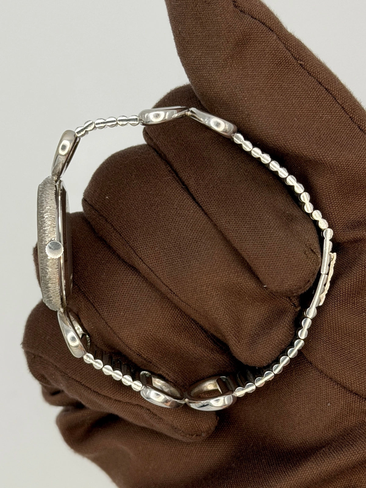 1960 Piaget Ladies Dress Watch Unusual Piaget bracelet 25mm White Gold 9005