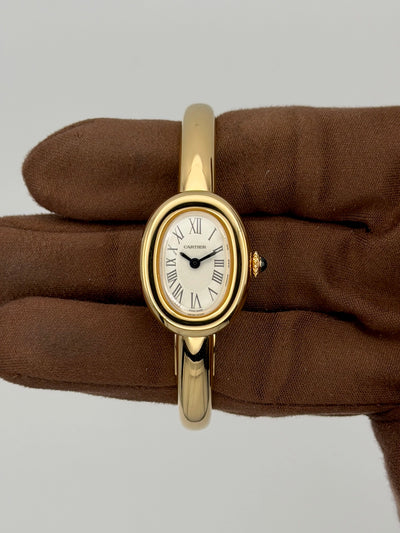 2026 Cartier Baignoire Mini Size 15 24.6 mm x 18.7 mm Yellow Gold WGBA0077