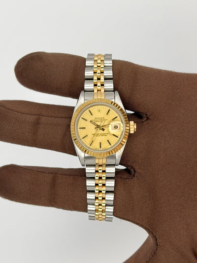 1991 Rolex Datejust 26mm Stainless Steel/Yellow Gold 69173