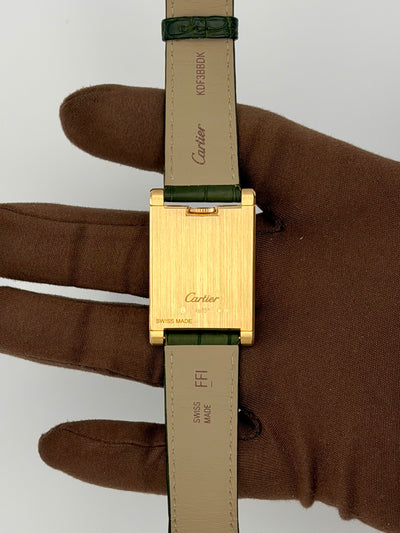 2025 Cartier Tank à Guichets 38mm Yellow Gold WGTA0234