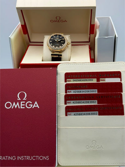 2026 Omega De Ville Prestige Quartz Shop Worn 34mm Rose Gold 425.68.34.20.63.002