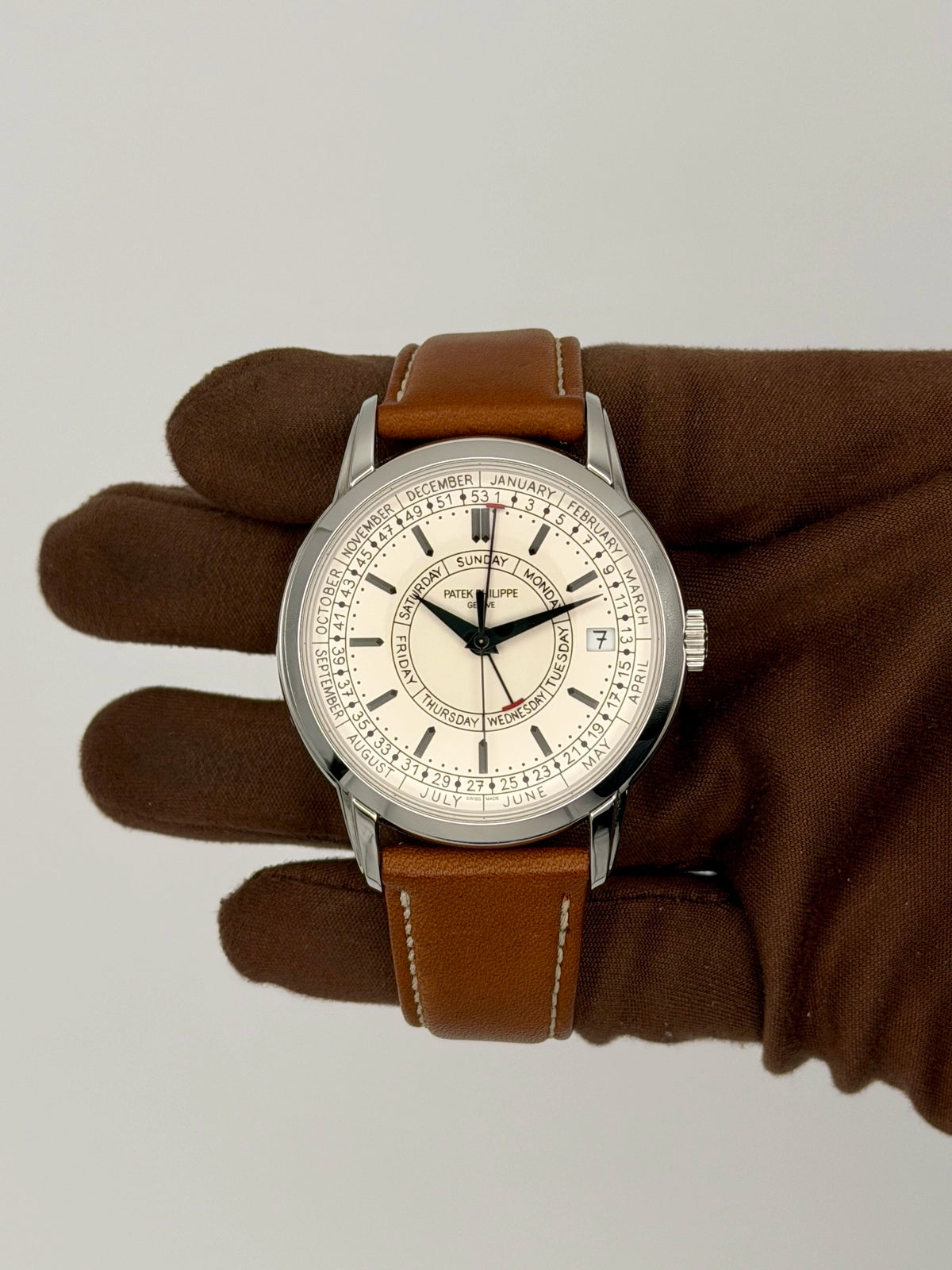 2022 Patek Philippe Complications Calatrava Weekly Calendar 40mm Stainless Steel 5212A-001