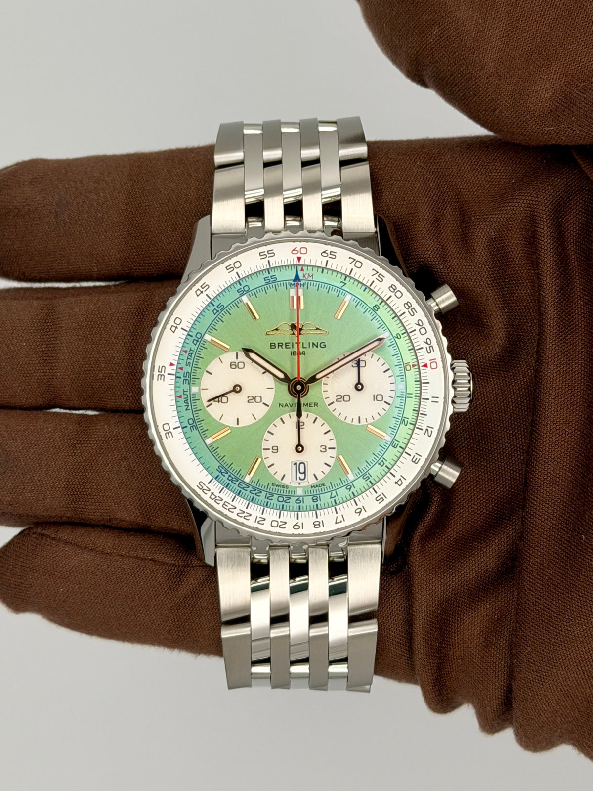 2026 Breitling Navitimer B01 Chronograph 41mm Stainless Steel AB0139211L1A1