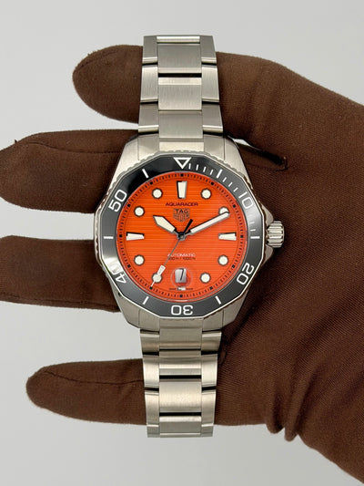 2026 TAG Heuer Aquaracer Professional 300 Orange Diver Automatic 43mm Stainless Steel WBP201F.BA0632