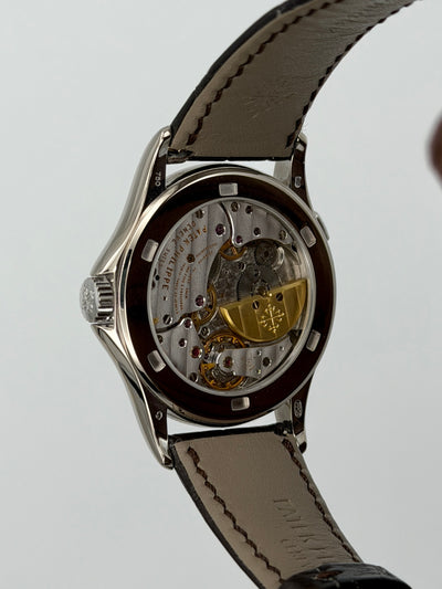 2004 Patek Philippe World Time 37mm White Gold 5110G-001