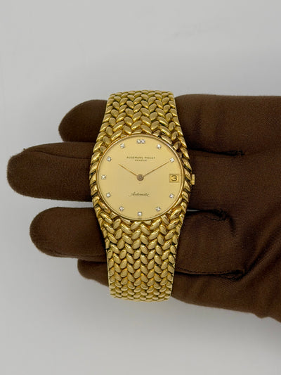 1990 Audemars Piguet Cobra 7 inch wrist size 33mm Yellow Gold 5403