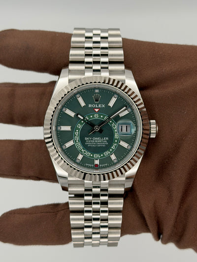 2026 Rolex SkyDweller 42mm Stainless Steel/White Gold 336934-0002