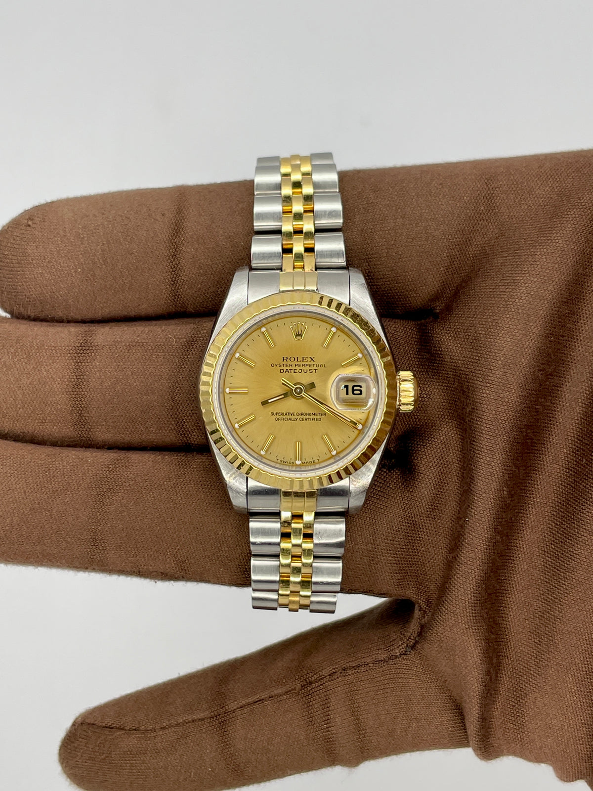 1995 Rolex Lady Datejust 26mm Stainless Steel/Yellow Gold 69173