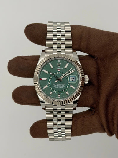 2026 Rolex SkyDweller 42mm Stainless Steel/White Gold 336934-0002