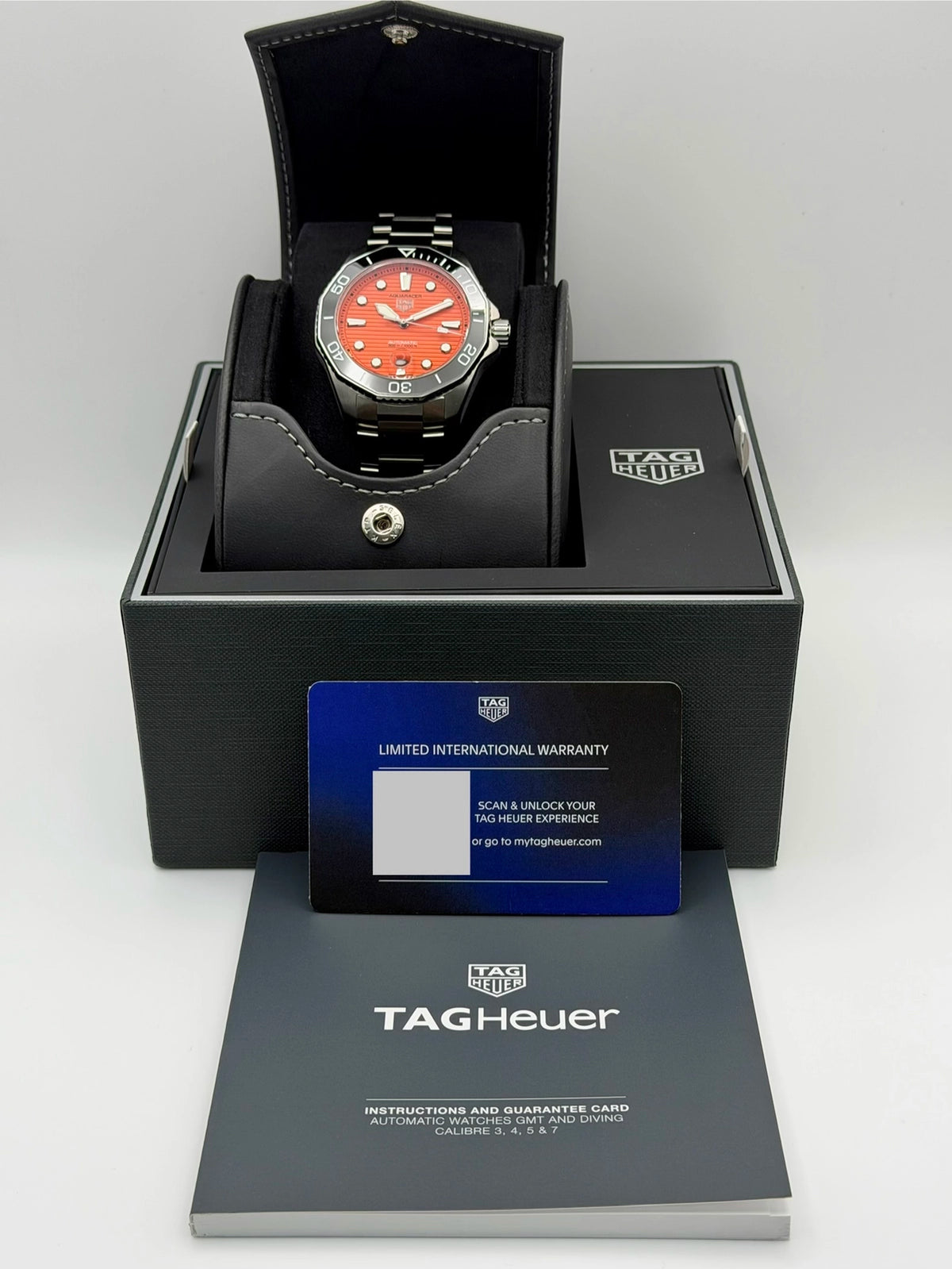 2026 TAG Heuer Aquaracer Professional 300 Orange Diver Automatic 43mm Stainless Steel WBP201F.BA0632