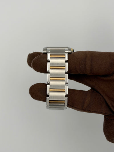 Cartier Tank Francaise Midsize 25 x 30mm Stainless Steel/Yellow Gold 2465