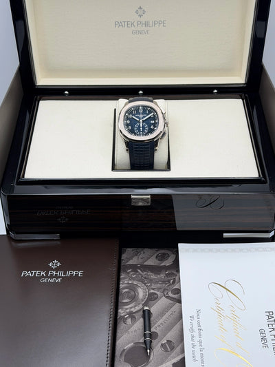 2022 Patek Philippe Aquanaut Chronograph 42.2mm White Gold 5968G-001