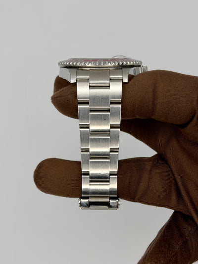 2007 Rolex GMT-Master II Pepsi "Error" Dial 40mm Stainless Steel 16710