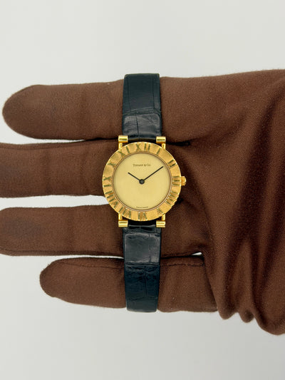 1989 Tiffany & Co. Atlas 24mm Yellow Gold D286.753