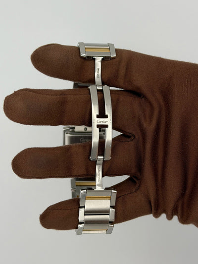 2005 Cartier Tank Francaise Large 28 x 32mm Stainless Steel/Yellow Gold 2302