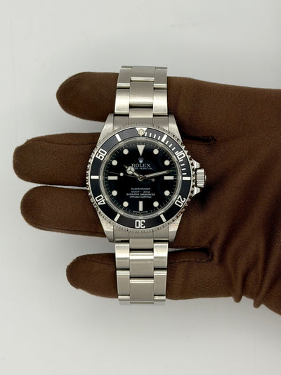 2008 Rolex Submariner 4 Liner Bezel Engraved 40mm Stainless Steel 14060M