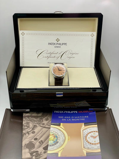 2026 Patek Philippe Ji Calatrava 38mm Platinum 6196P-001
