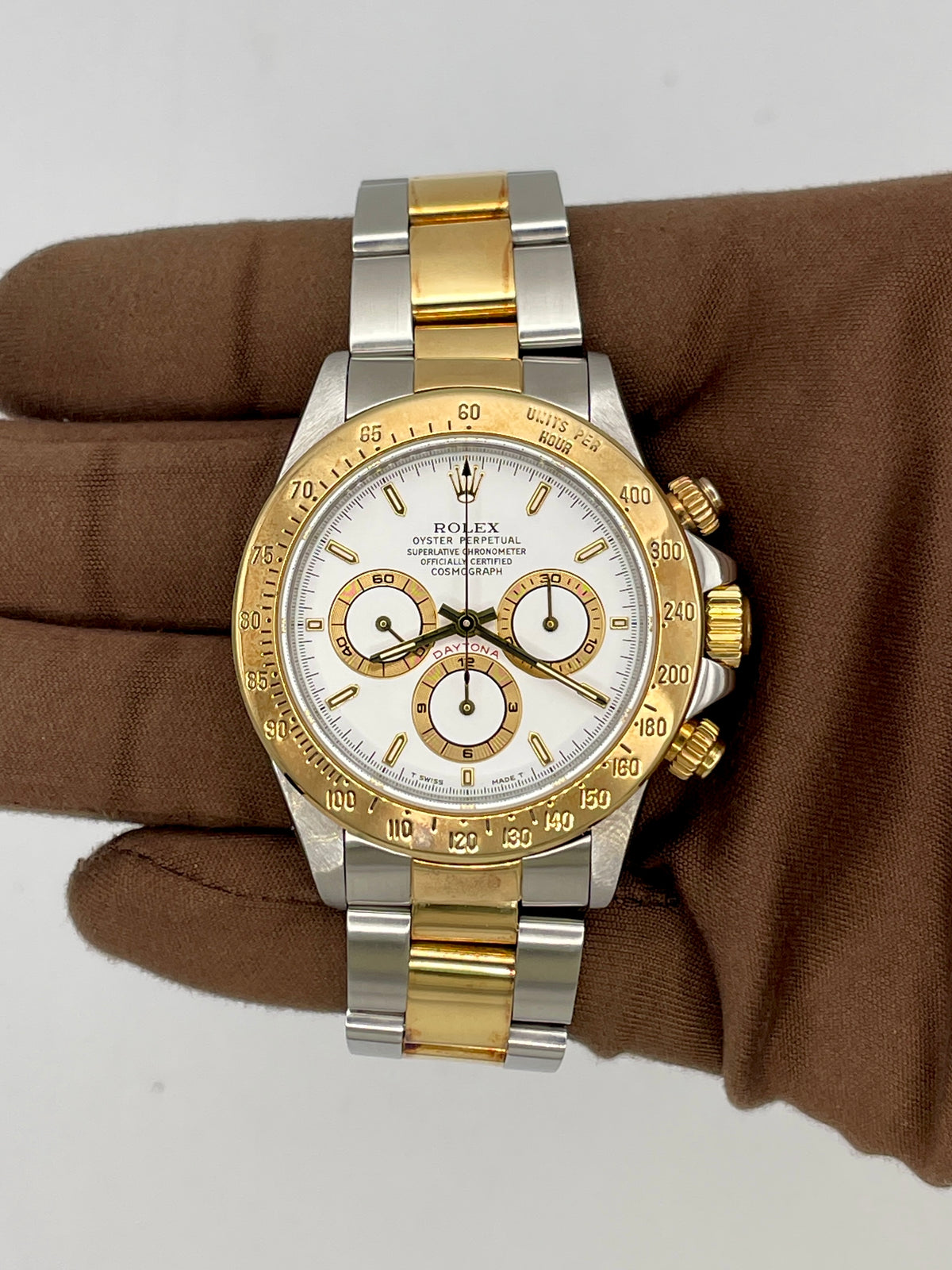 Rolex Daytona Zenith 40mm Stainless Steel/Yellow Gold 16523