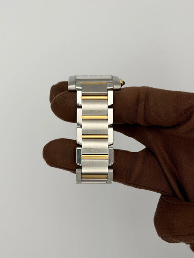 2005 Cartier Tank Francaise Large 28 x 32mm Stainless Steel/Yellow Gold 2302