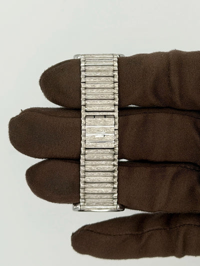 1960 Piaget Ladies Dress Watch Unusual Piaget bracelet 25mm White Gold 9005