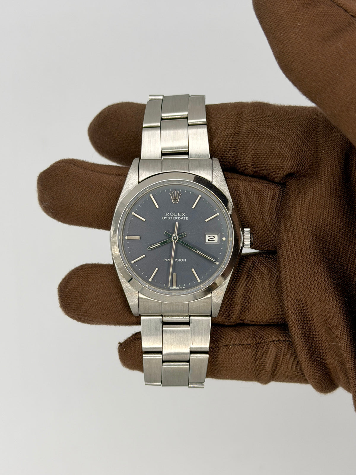 1967 Rolex Oysterdate Precision 34mm Stainless Steel 6694