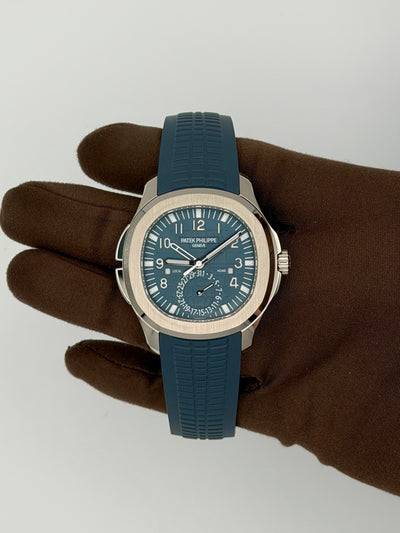 2026 Patek Philippe Aquanaut Travel Time 41mm White Gold 5164G-001