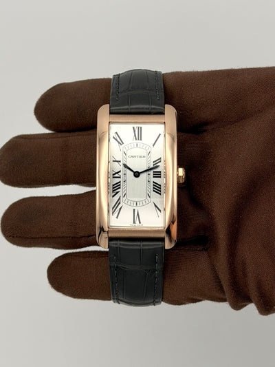 2024 Cartier Tank Americaine Large 24mm Rose Gold WGTA0134