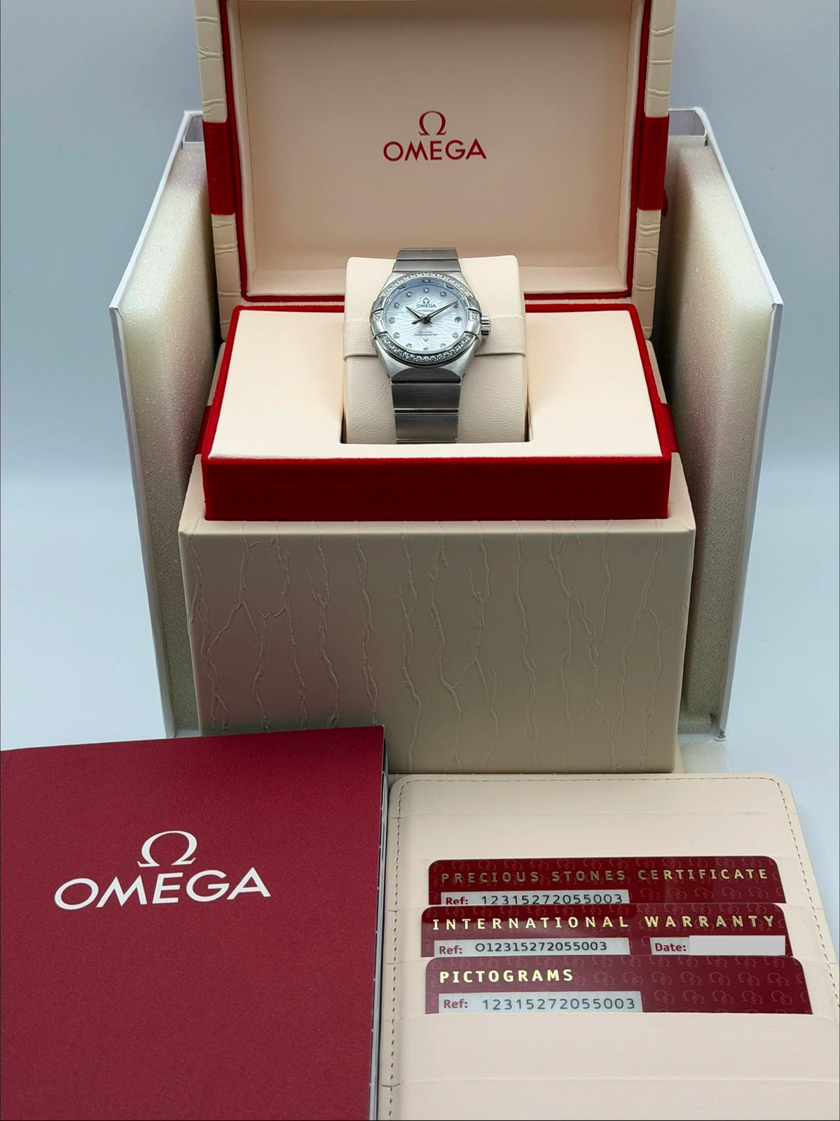 2026 Omega Constellation 27mm Stainless Steel 123.15.27.20.55.003