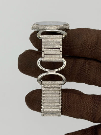 1960 Piaget Ladies Dress Watch Unusual Piaget bracelet 25mm White Gold 9005