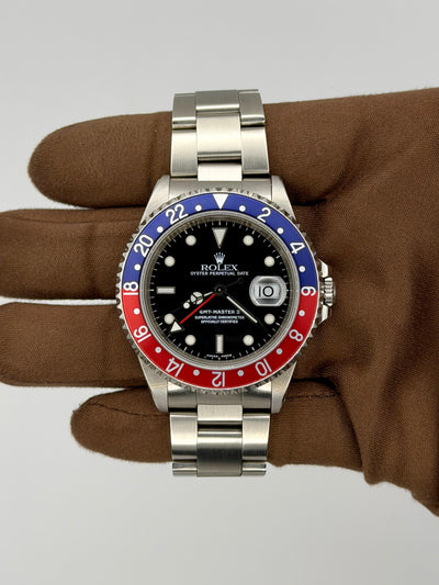2000 Rolex GMT-Master II Pepsi 40mm Stainless Steel 16710
