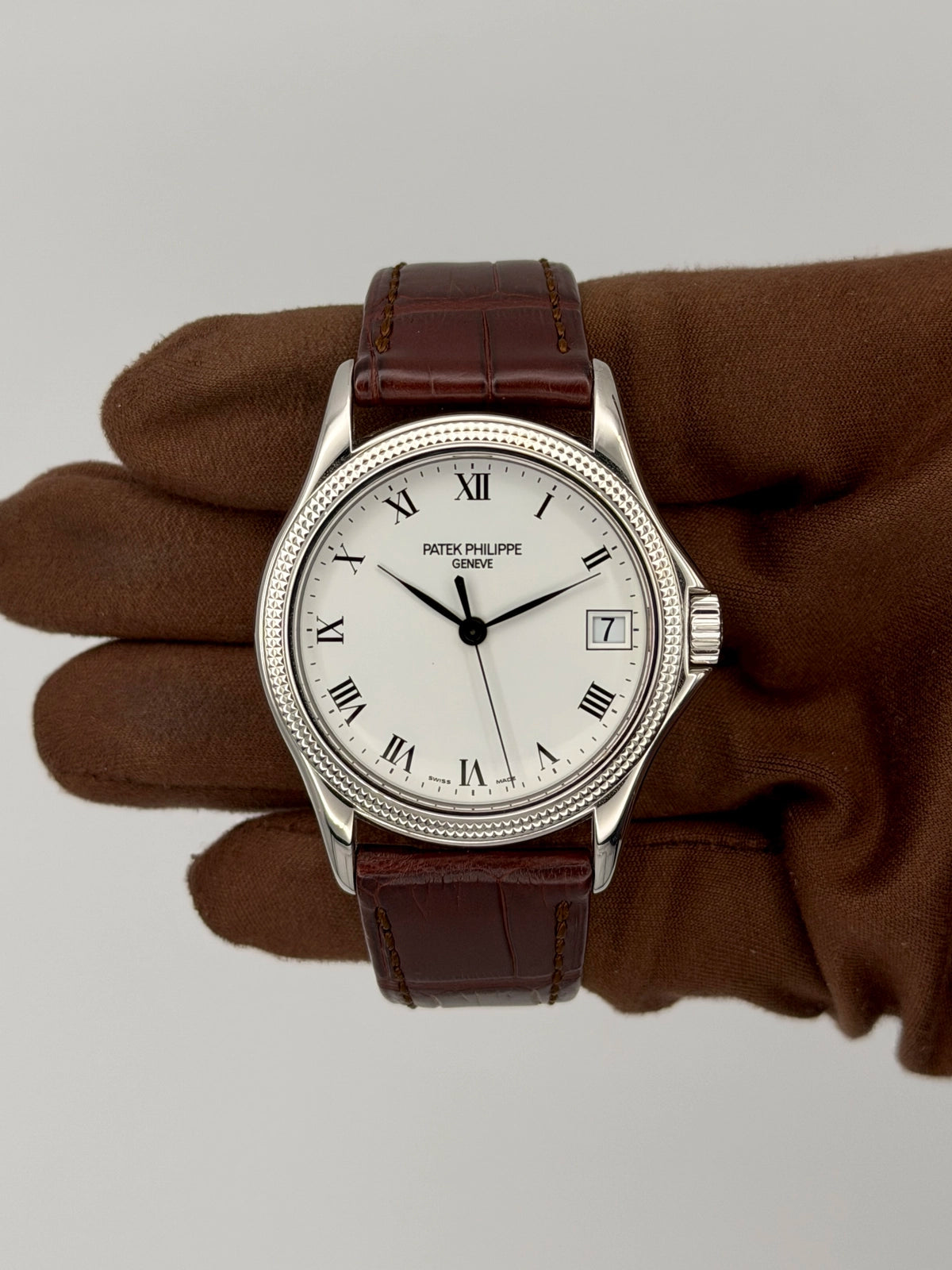 2003 Patek Philippe Calatrava 37mm White Gold 5117G-001