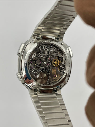 2025 H. Moser & Cie. Streamliner Flyback Chronograph Cortina Edition 42mm Stainless Steel 6907-1203