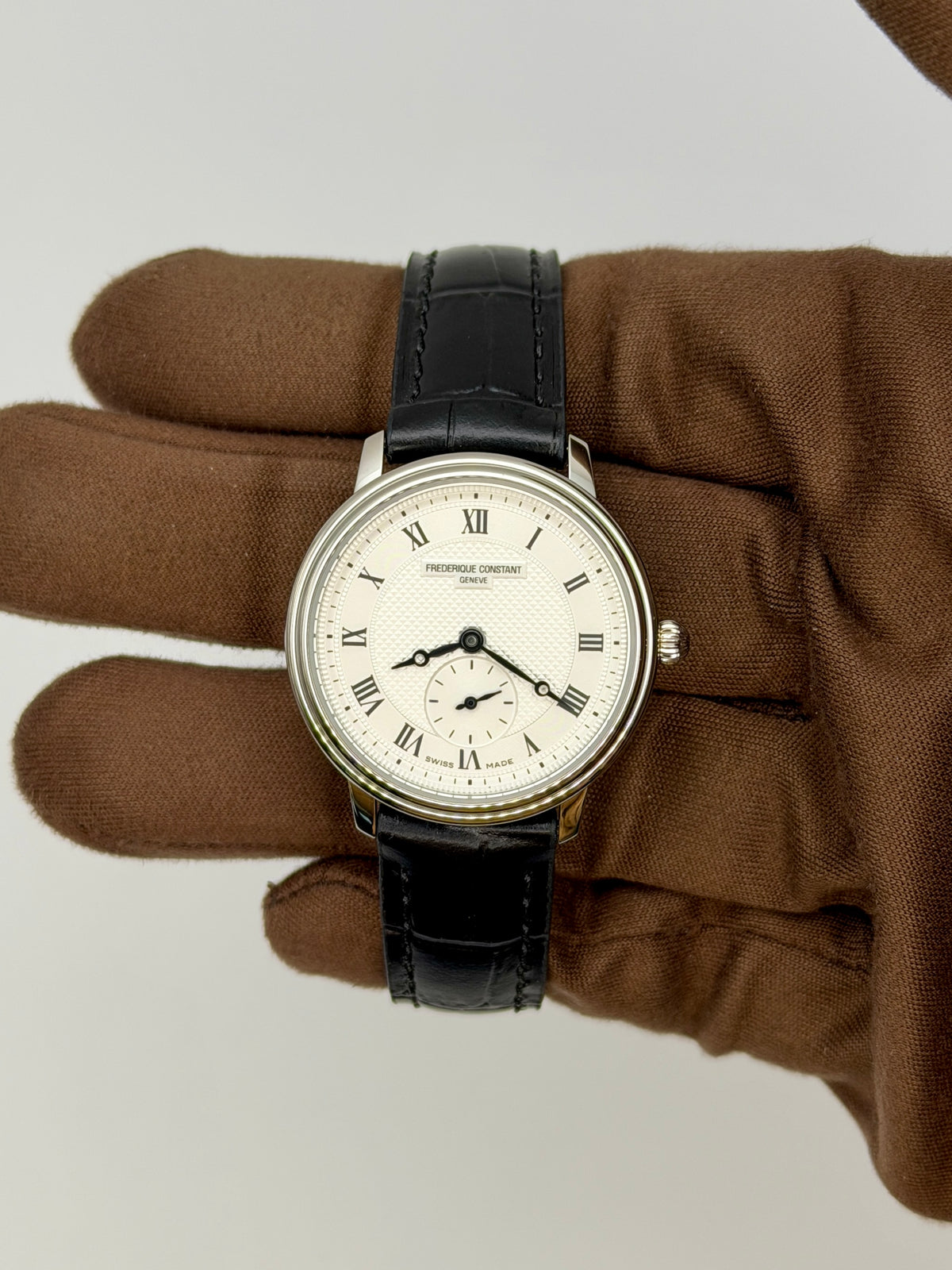 2025 Frederique Constant Classics Slimeline Ladies Small Seconds 28mm Stainless Steel FC-235M1S6