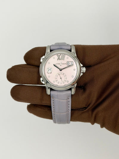 2010 Ulysse Nardin Ladies Dual Time GMT 37mm Stainless Steel 243-22/30-07