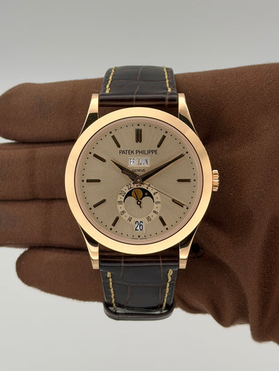 2026 Patek Philippe Annual Calendar Moon Phases 38mm Rose Gold 5396R-016