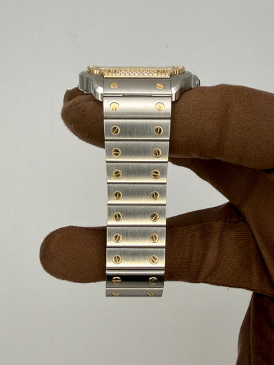 2025 Cartier Santos de Cartier Medium 35mm Stainless Steel/Yellow Gold W3SA0007