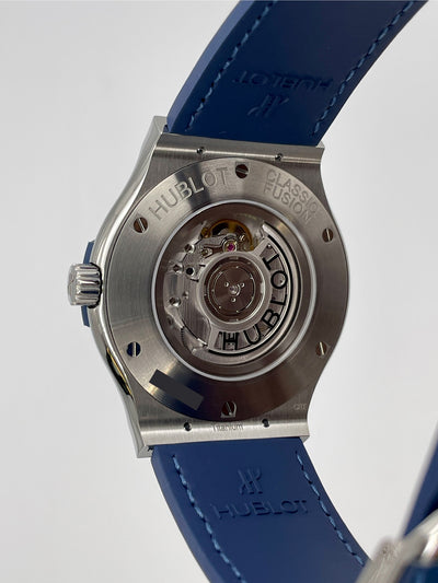 2025 Hublot Classic Fusion Blue 45mm Titanium 511.NX.7170.LR